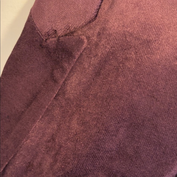 Cabi purple velvet single button  jacket sz XS like new! - Picture 3 of 5
